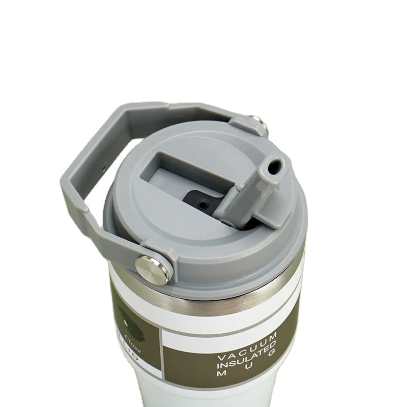 Hot Selling Double Wall Thermos Vacuum Insulated Flask Stainless Steel Travel Mug With Handle Lid Coffee Tumbler