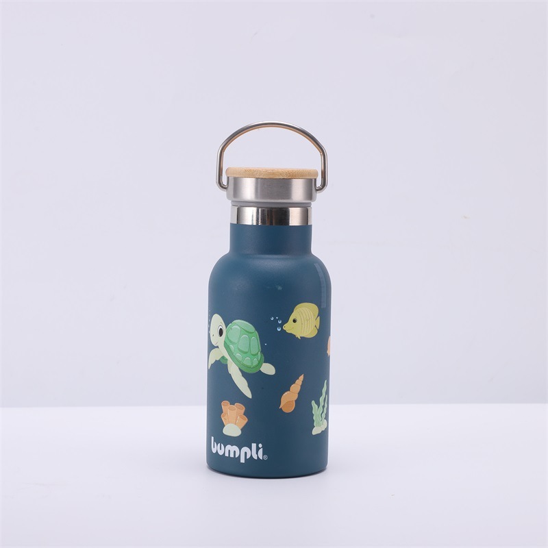 Kids Warmer Cup Stainless Steel Double Wall Thermos Vacuum Flask Supplies With Straw Kids Water Bottle
