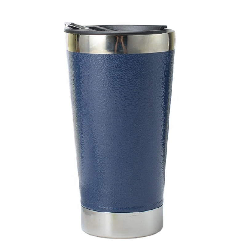 Hot Selling Custom Colors 18/8 Stainless Steel Wine Cup Double Wall Insulated Beer Tumbler with Bottle Opener