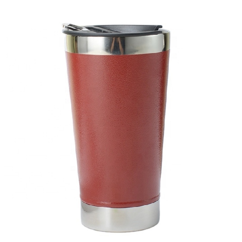 Hot Selling Custom Colors 18/8 Stainless Steel Wine Cup Double Wall Insulated Beer Tumbler with Bottle Opener
