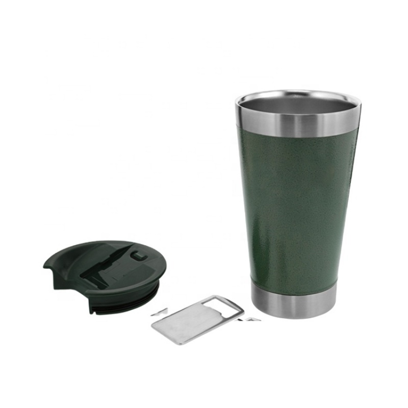 Factory Selling Directly 20oz Double Wall Vacuum Thermal Stainless Steel Beer Mug with Bottle Opener