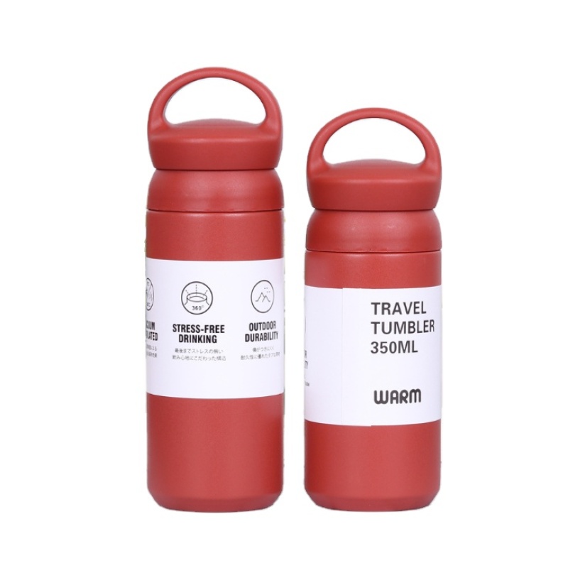 2023 New Products 350ml 500ml Japanese Insulated Vacuum Stainless Steel Water Bottle Portable Gift Cups Thermal Vacuum Flask