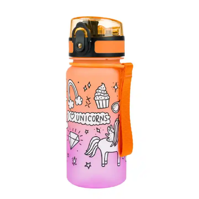 Custom BPA-free 350 ml portable sports water bottle Reusable plastic water bottle