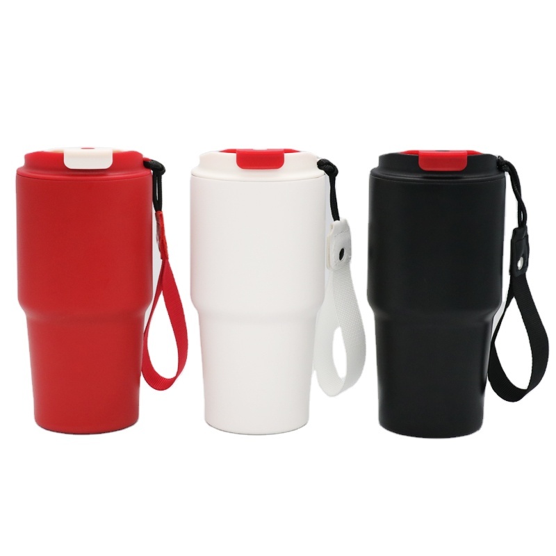 New arrivals are convenient to carry 650 ml custom double stainless steel tumbler coffee cup