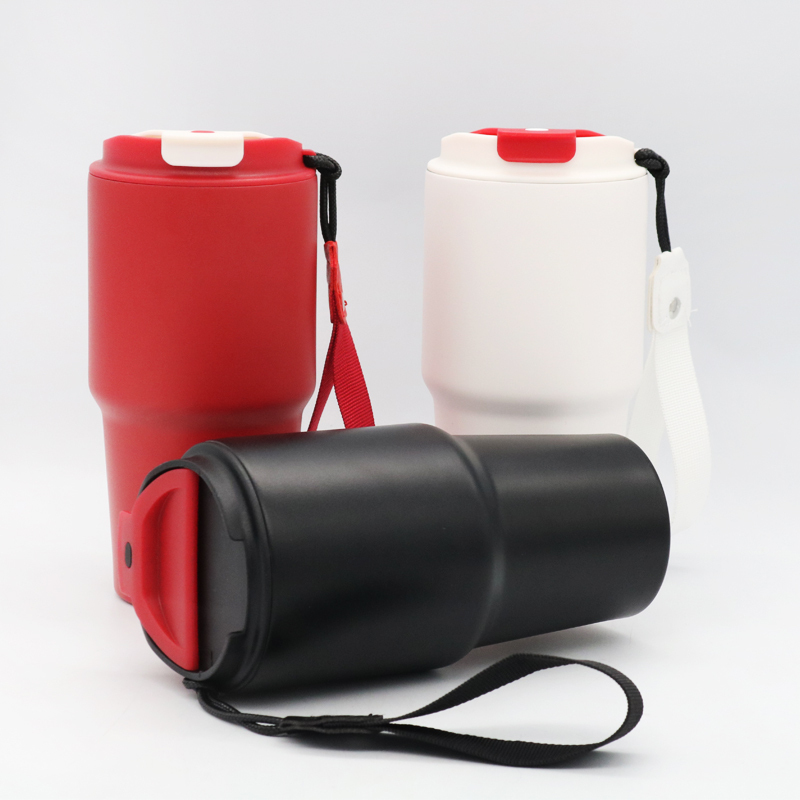New arrivals are convenient to carry 650 ml custom double stainless steel tumbler coffee cup