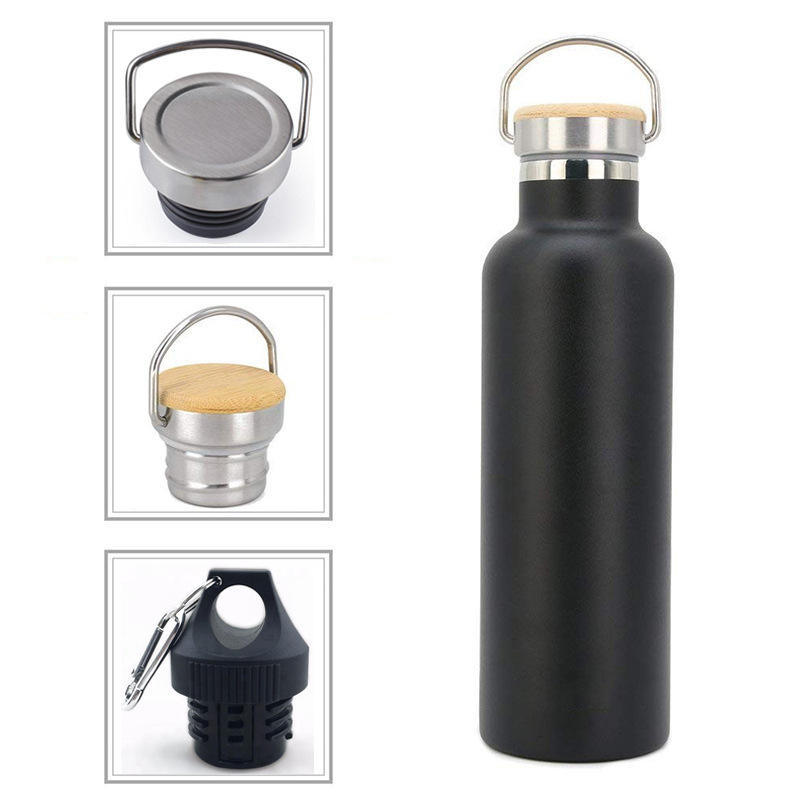 Hot Selling Stainless Steel Double Wall Vacuum Cup Insulated Thermos Drink Flask Water Bottle With Multiple Lids