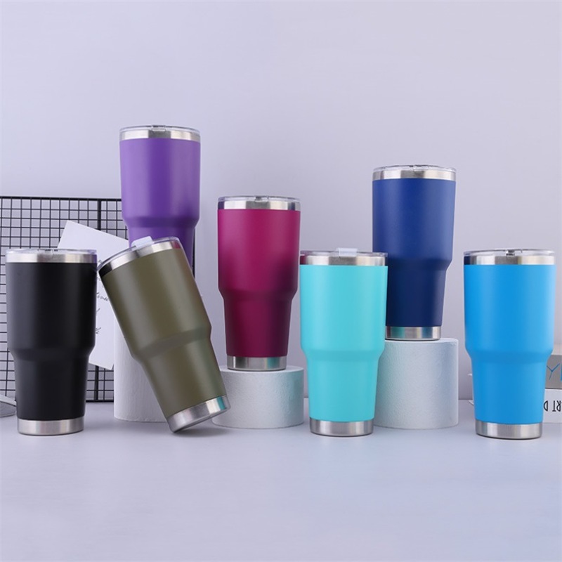 Double Wall Insulated Tumblers 30oz Stainless Steel Custom Tumblers Wholesale