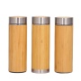 2023 The New Style Stainless Steel Straight Vacuum Flask Creative Bamboo Purple Sand Cup Ceramic Water Cup