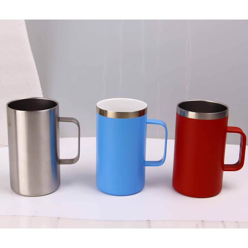 Hot Selling 16 oz Double Wall Vacuum Insulated Coffee Custom Cup Stainless Steel Tumbler With Lid
