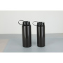 High quality single layer stainless steel travel water bottle with handle lid