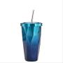 18/8 Stainless Steel Coffee Tumbler BPA Free Reusable Coffee Tumbler Drinking Mug with Straw and Lid