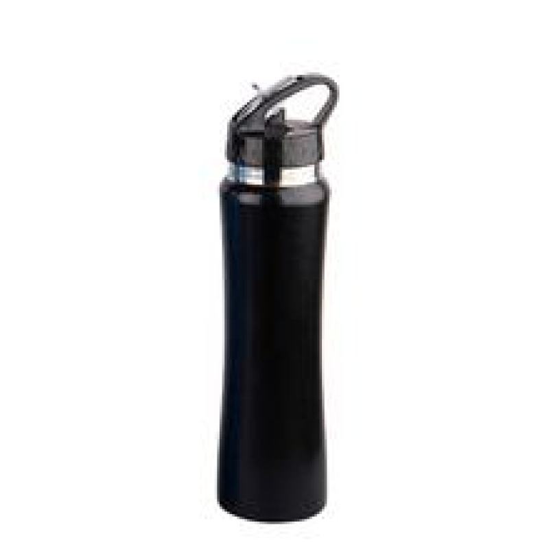 Hongtai 500ml single wall stainless steel sports  water with straw lid  and custom logo