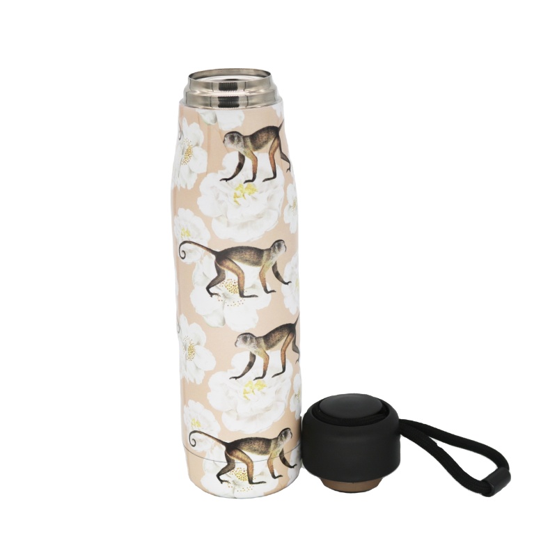 Hongtai Drinkware 500ml Outdoor Double Wall Insulated 304 with a strap Stainless Steel Water Bottle