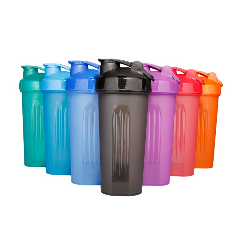 Eco Friendly BPA Free Protein Shaker Bottle High Quality PP  Plastic Water Bottle with Mixing Ball