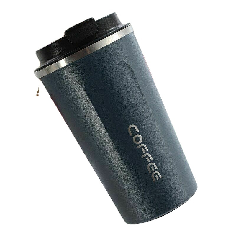 New products double stainless steel vacuum insulation coffee tumbler  wholesale with creative lid