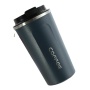 New products double stainless steel vacuum insulation coffee tumbler  wholesale with creative lid
