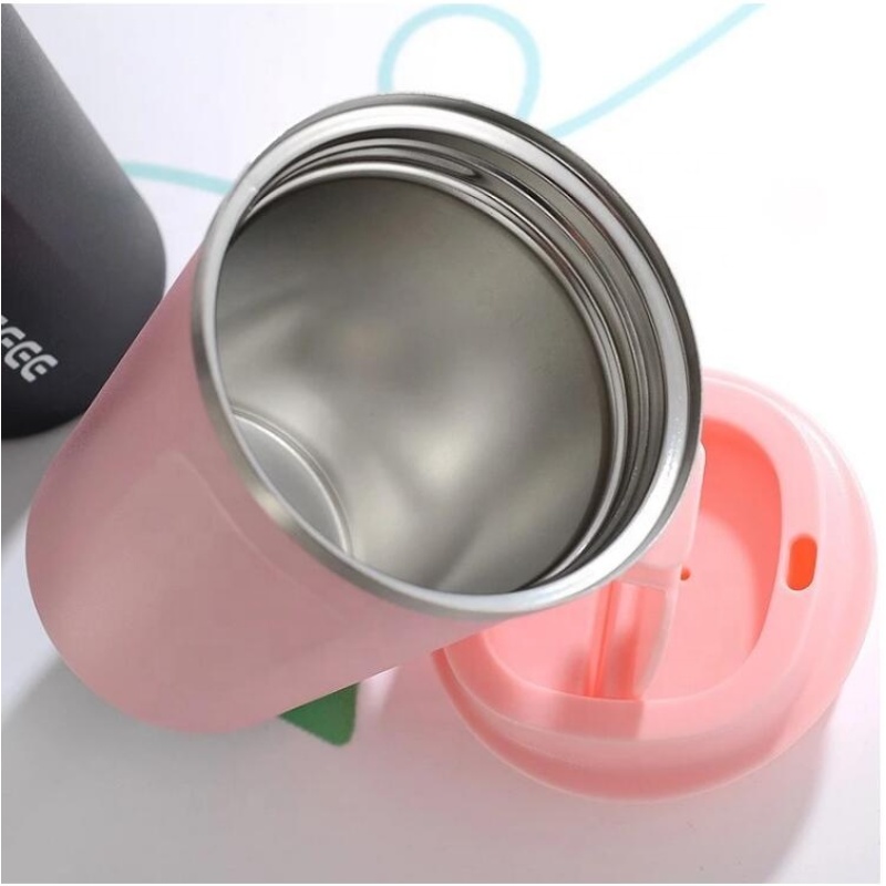 New products double stainless steel vacuum insulation coffee tumbler  wholesale with creative lid