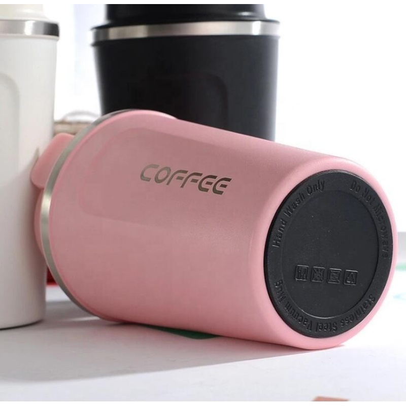 New products double stainless steel vacuum insulation coffee tumbler  wholesale with creative lid