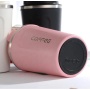 New products double stainless steel vacuum insulation coffee tumbler  wholesale with creative lid