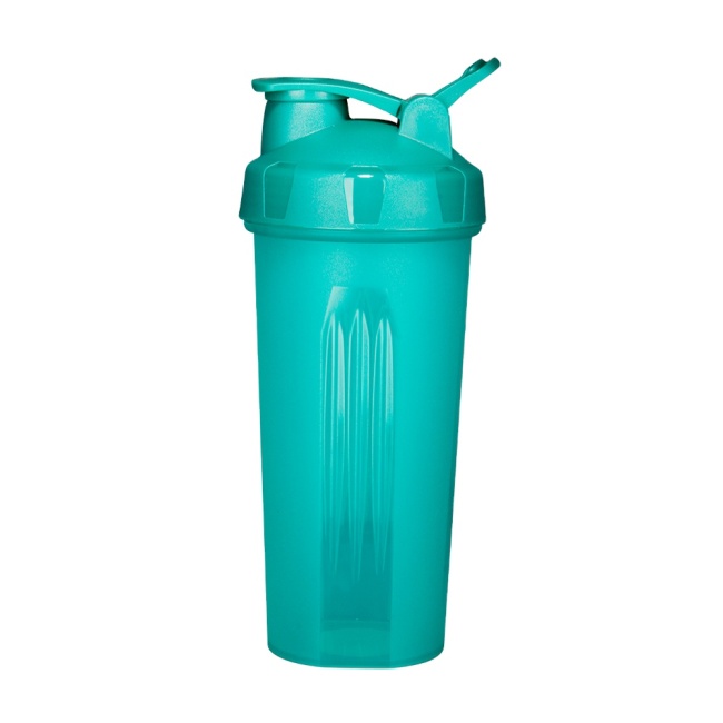 High Quality Plastic Wheat Straw Sports Water Bottle 600ML Gym Shaker Fitness Protien Shaker Bottle With Mixer Ball