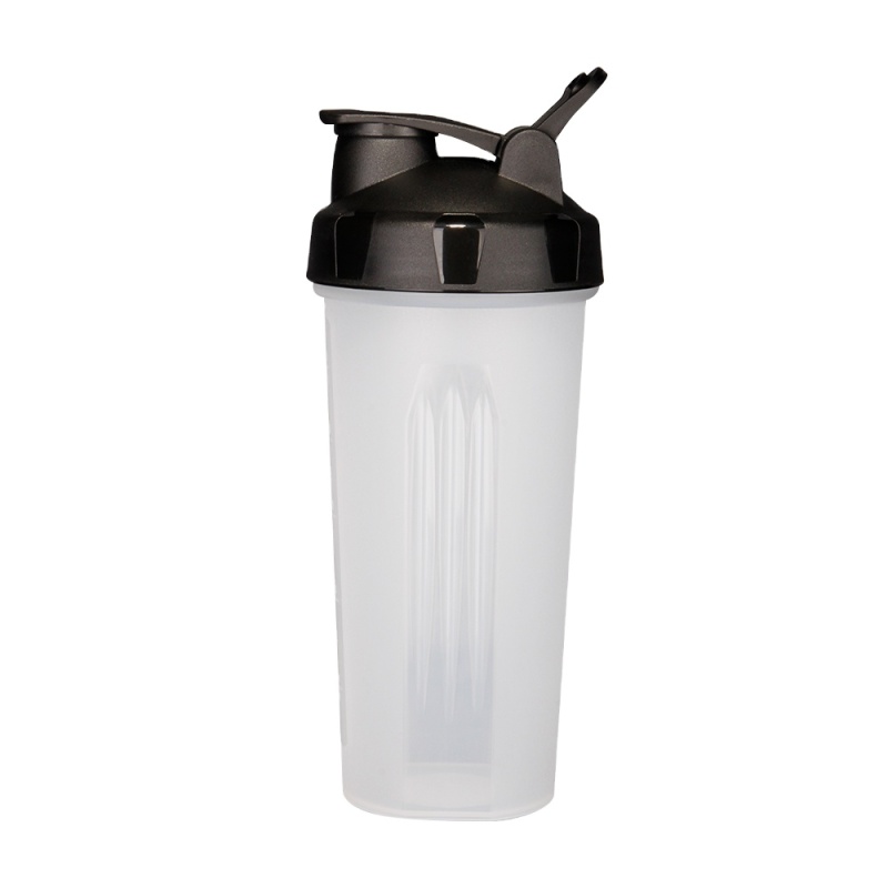 High Quality Plastic Wheat Straw Sports Water Bottle 600ML Gym Shaker Fitness Protien Shaker Bottle With Mixer Ball