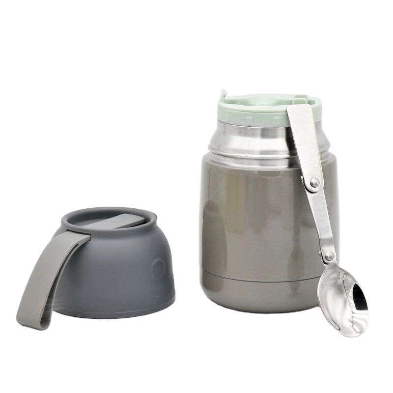 Hot Selling Wholesale Customized Colors Food Jar 420ml Vacuum Insulated Food Flask Stainless Steel Double Wall Fruit Container