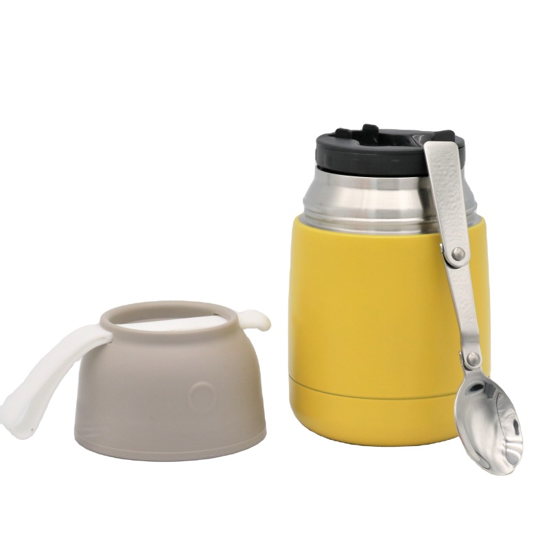 Hot Selling Wholesale Customized Colors Food Jar 420ml Vacuum Insulated Food Flask Stainless Steel Double Wall Fruit Container