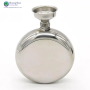 Custom 5 oz portable single-layer stainless steel alcohol flask compact and delicate leakproof round burner