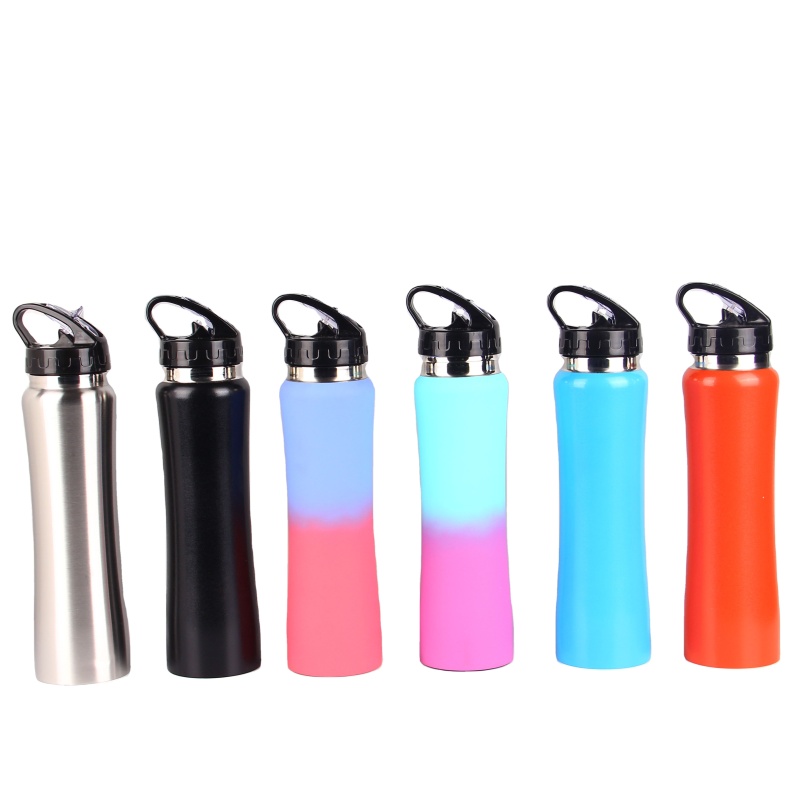 wuyi hongtai large capacity sport water pot custom logo insulate travel sport bottle easy carrying flask with straw