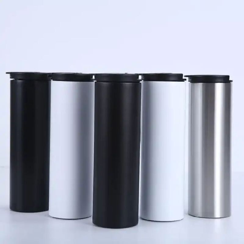 double wall tumbler insulated coffee tumbler cup  Stainless Steel Insulated Vacuum Tumbler Straight Travel Coffee Mug
