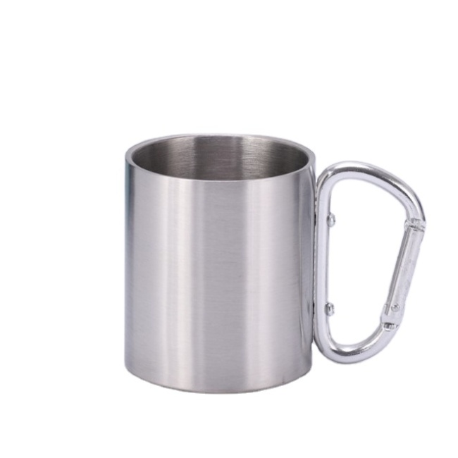 Hot selling  Products  Custom Logo Stainless Steel Travel Coffee Mug With Carabiner 380ml