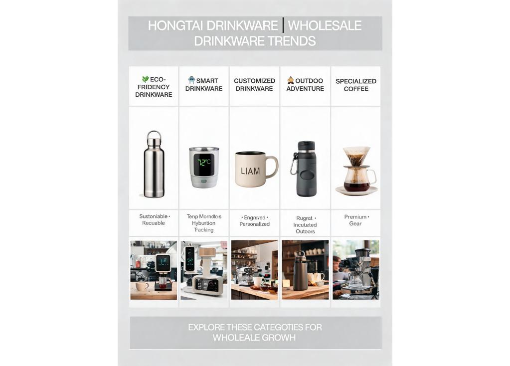 What new product categories (like can coolers or specialized coffee equipment) are showing growth potential for wholesale?