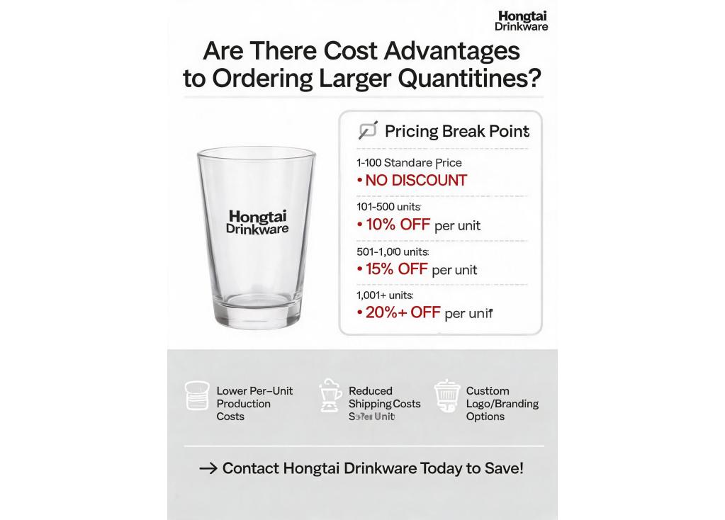 Are there cost advantages to ordering larger quantities, and what are the typical price break points?