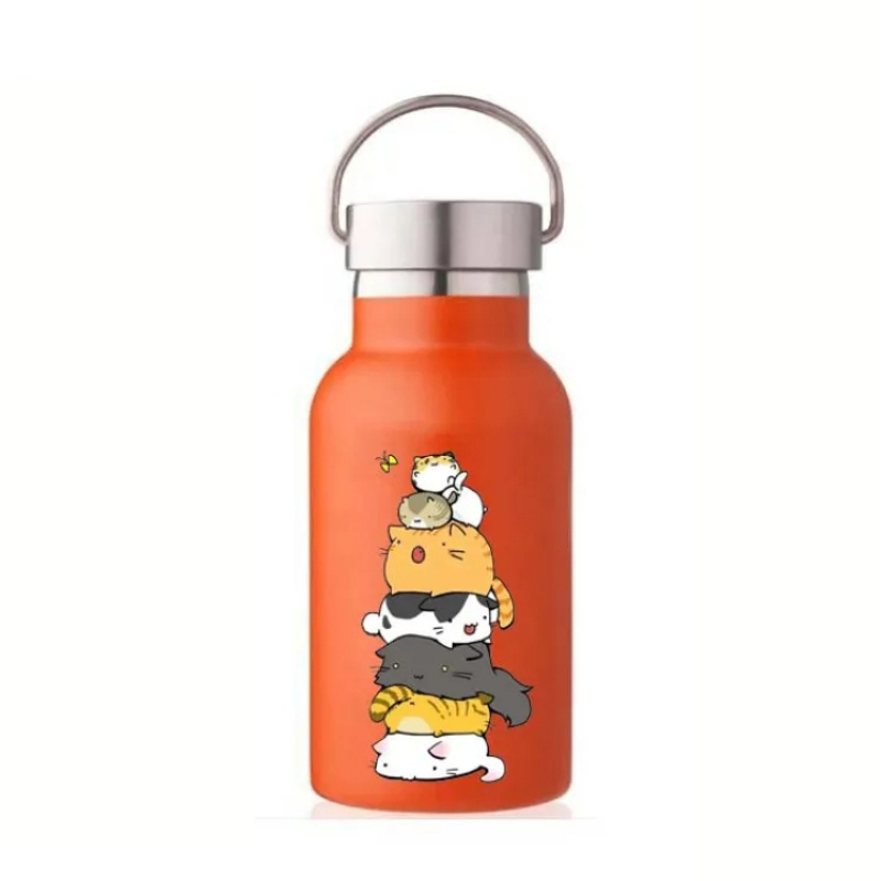12oz Kids Stainless Steel Double Wall Insulated Glass Water Bottle Cup Tumbler Termos