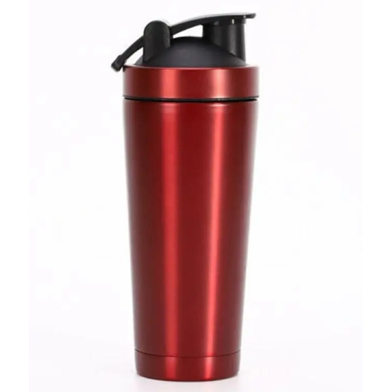 Patented Protein Shaker Stainless Steel Double Wall Vacuum Insulated Sport Flask With Ball For GYM Shaker Water Bottle
