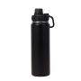 Wholesale BPA-free food grade material single wall plastic water bottle with handle lid