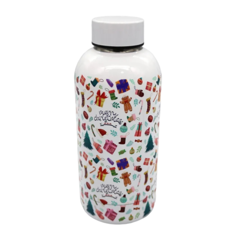 Custom Logo 2023 Christmas New Best Selling Personalized 350ml Stainless Steel Water Bottle for Kids School