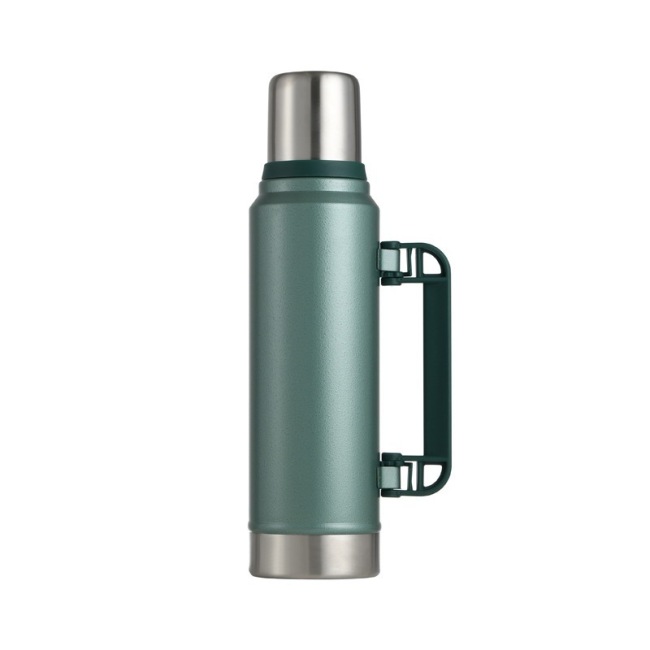 Eco-friendly Custom Logo Stainless Steel Double Wall Thermos Vacuum Flask Water Bottle Flask With Lid