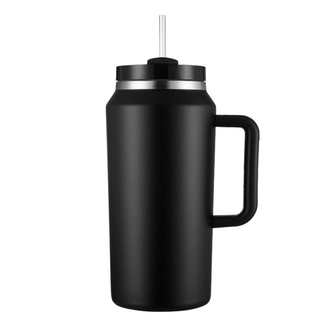 2023 New Product Double Wall Stainless Steel Mugs Customizable Tumbler with Handle Outdoor Travel coffee Mug