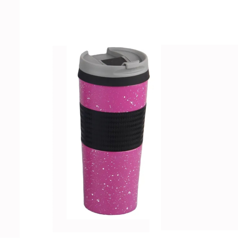 Factory Directly High Quality  Eco -Friendly 400ml vacuum-insulated stainless steel travel mug with flip lid