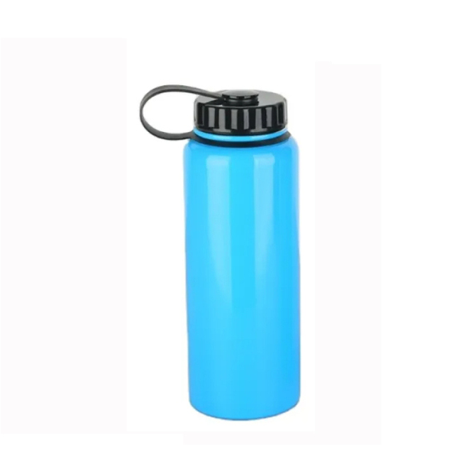 Custom Logo stainless steel insulated vacuum flasks with wide mouth water bottle Fashion stainless steel sports bottle