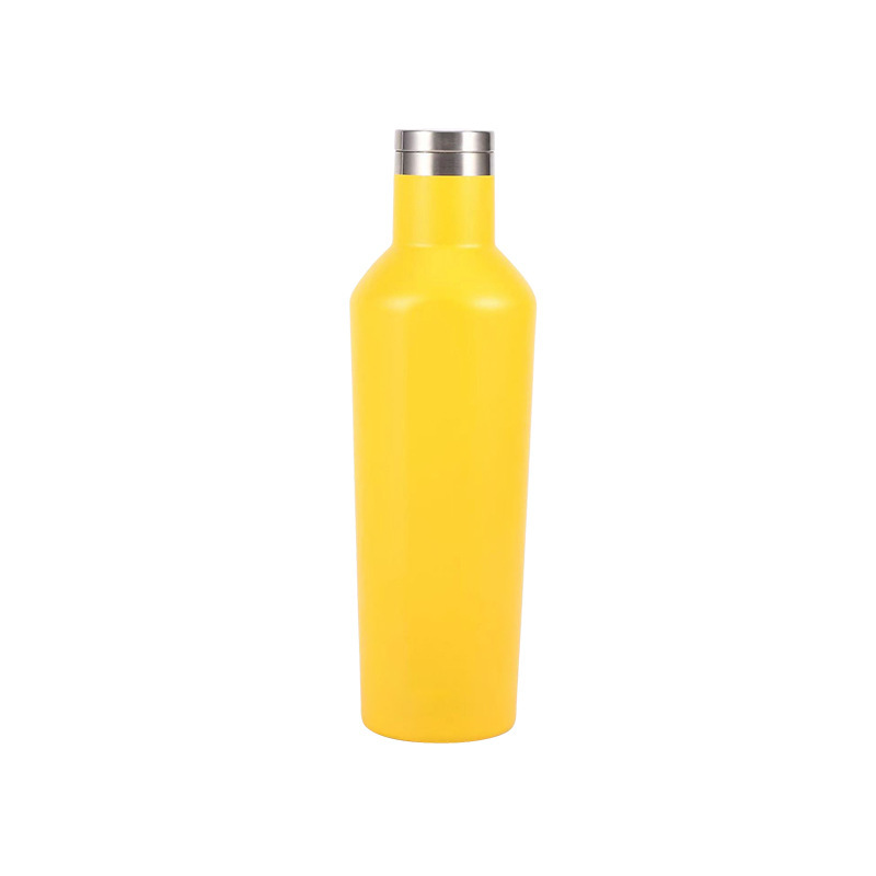 500ml Thermos Bottle Wholesale Vacuum Insulated Red Water Wine Bottle Stainless Steel Custom Tumbler