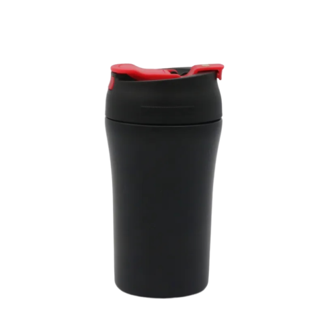 High quality 400ml stainless steel tumbler customized logo double wall vacuum cup travel coffee mug with two in one lid