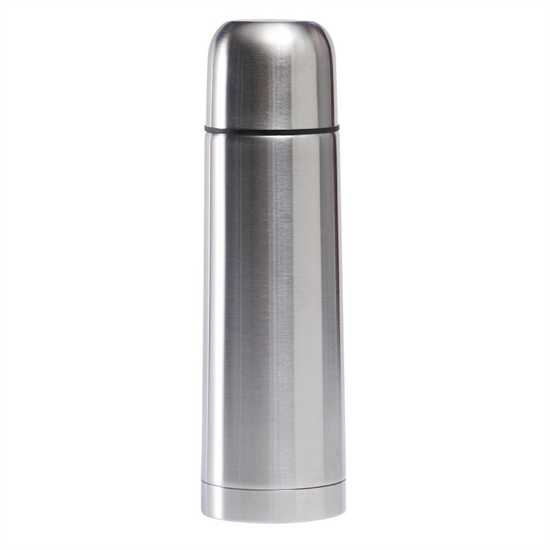 High quality large capacity sport bottle stainless steel double wall vaccum flask bullet shape flask
