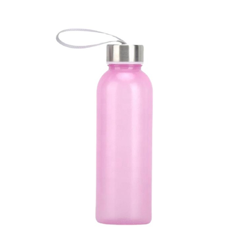 BPA Free Material Sport Plastic Single Wall Bottle With Custom Logo Plastic Flask Water Bottle