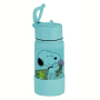 Newly designed custom stainless steel vacuum insulated children's cartoon straw bottle
