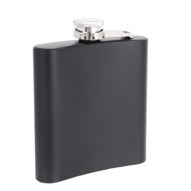 high quality hip flask SS 304 single wall water bottle for wine