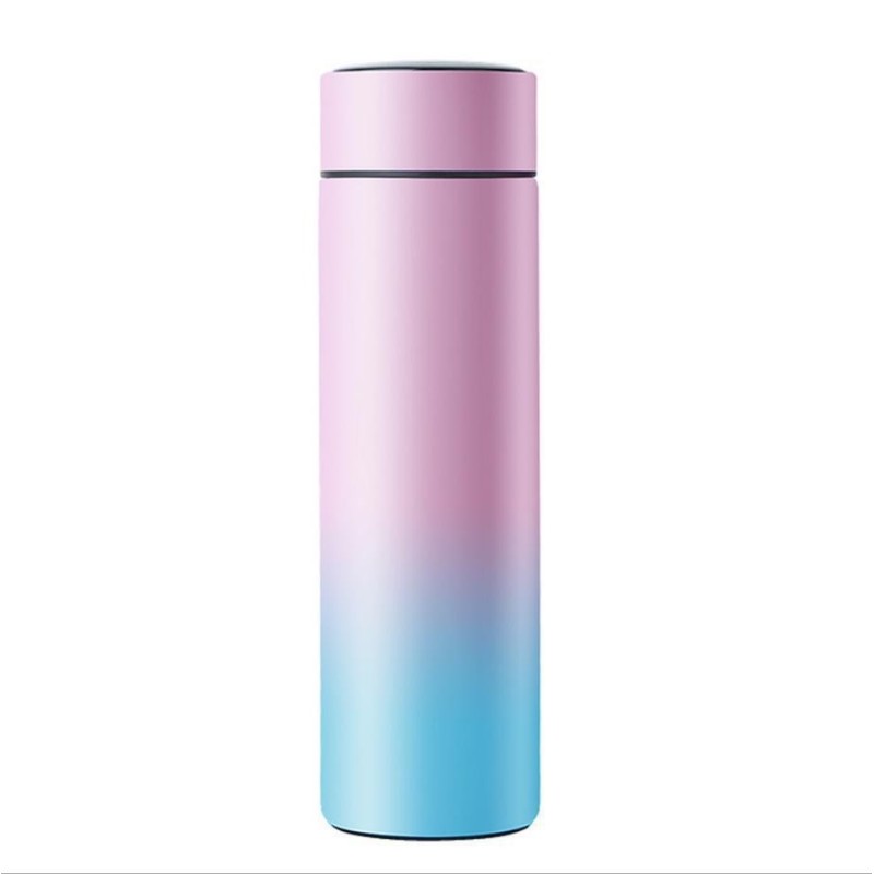 500ml Smart Water Bottle Vacuum Insulated Smart Insulated Flasks With Temperature Display Lid