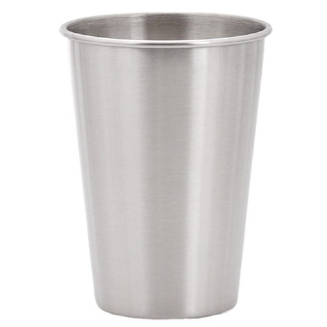 Wholesale 400ml Single Wall Stainless Steel Beer Mug Custom Logo and Color