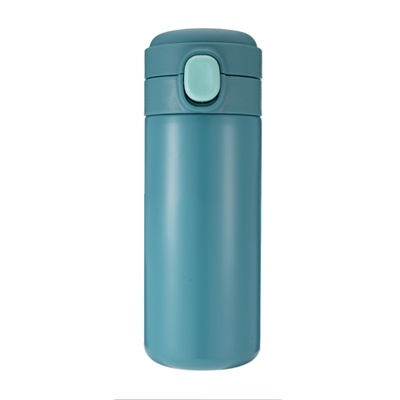 Hot Selling Double Wall 304 18/8 Stainless Steel Vacuum Flask Insulated Sport Water Bottle With Press Button Lid